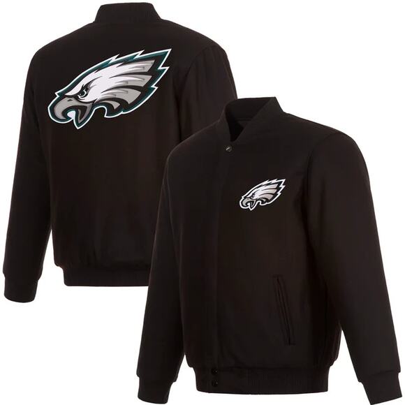 Philadelphia (NFL) Eagles Reversible All-Wool Jacket - Picture 1 of 7